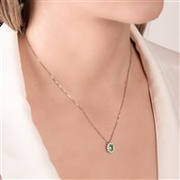 Collana Mirco Visconti Donna in Oro bianco Smeraldo 0.47 Ct AM426/B10S - AM426/B10S